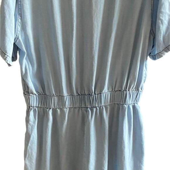 Flawless Boutique Brand Lightweight Denim Style Romper-Blue-Size L-GUC - Picture 7 of 8